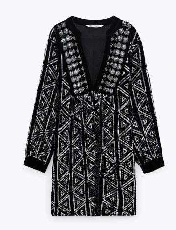 Rochie Zara, negru, S