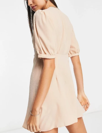 Rochie scurta ASOS, crem Crem