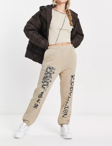 
						Pantaloni ASOS, crem