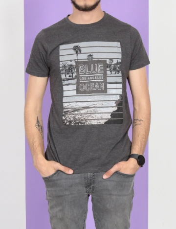 Tricou Milano Bulls, gri