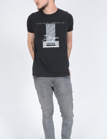 
						Tricou Milano Bulls, negru