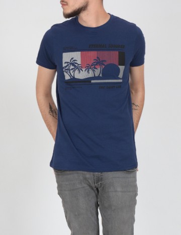 
						Tricou Milano Bulls, bleumarin