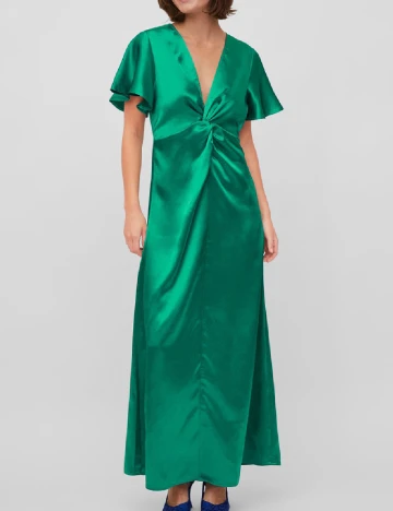 Rochie lunga Vila, verde Verde