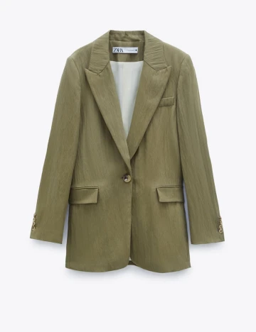 Sacou Zara, kaki, L