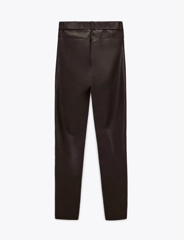 Pantaloni Zara, maro, XXL