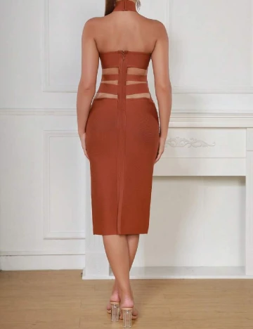 Rochie medie SHEIN, maro
