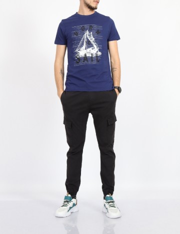 
						Tricou Milano Bulls, bleumarin