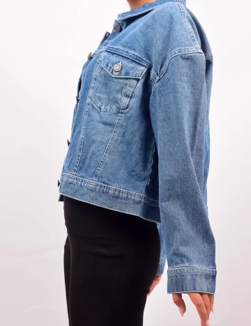 Geaca Noisy May, albastru denim, M