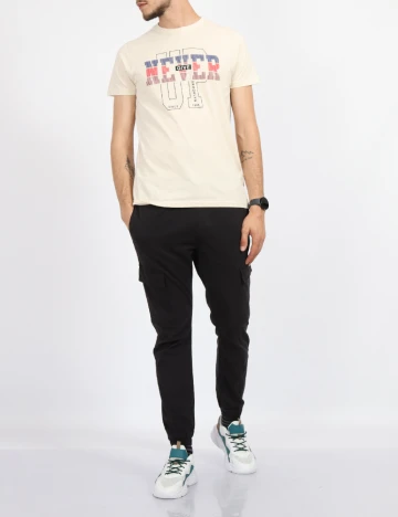 Tricou Milano Bulls, crem
