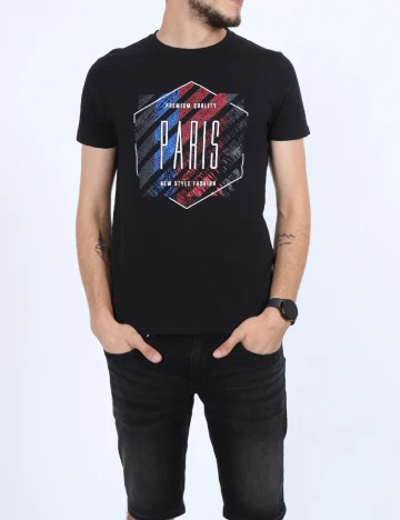 Tricou Milano Bulls, negru Negru