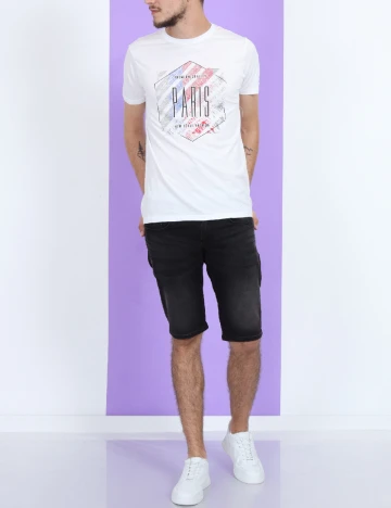 Tricou Milano Bulls, alb Alb