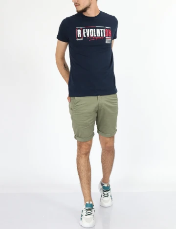 Tricou Milano Bulls, bleumarin