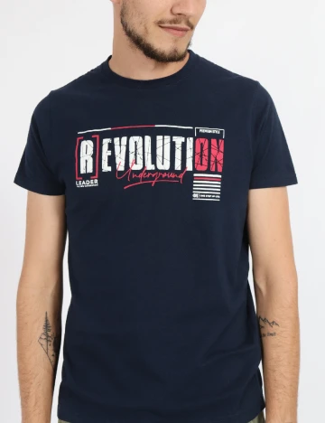 Tricou Milano Bulls, bleumarin
