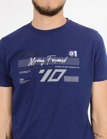 Tricou Milano Bulls, bleumarin
