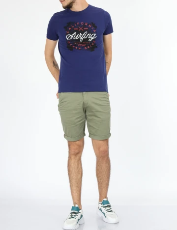 Tricou Milano Bulls, albastru Albastru