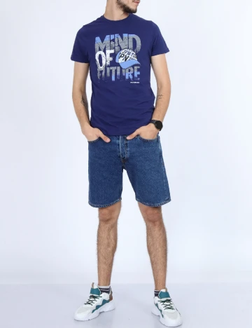 Tricou Milano Bulls, albastru Albastru