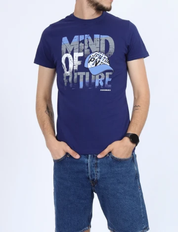 Tricou Milano Bulls, albastru Albastru