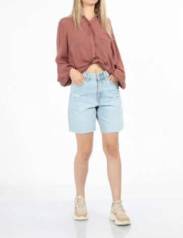 Pantaloni scurti Miss Selfridge, albastru Albastru