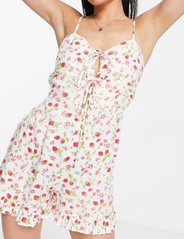 
						Salopeta Miss Selfridge, floral print