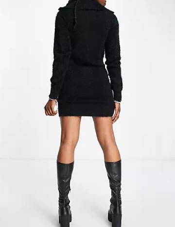 Rochie scurta COLLUSION, negru Negru