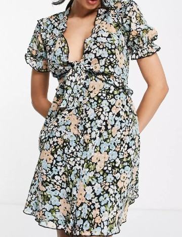 
						Rochie scurta ASOS, floral print