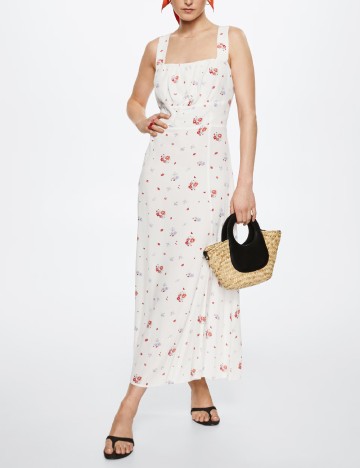 
						Rochie lunga Mango, alb