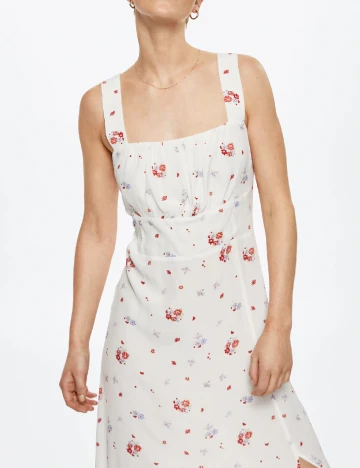 Rochie lunga Mango, alb