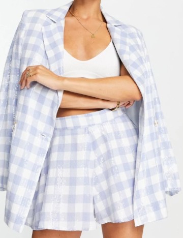 
						Pantaloni scurti ASOS, albastru