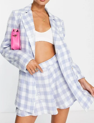 Pantaloni scurti ASOS, albastru