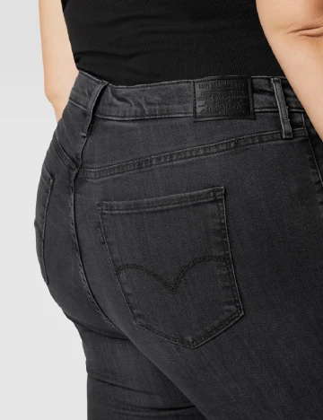 Blugi Levi S Plus Size, gri inchis Gri