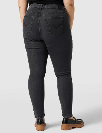 Blugi Levi S Plus Size, gri inchis Gri