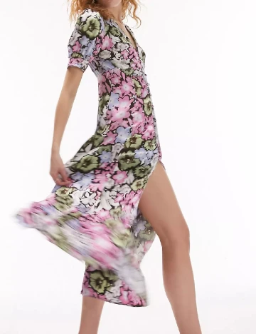 Rochie medie Top Shop, floral Floral print