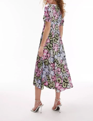 Rochie medie Top Shop, floral Floral print