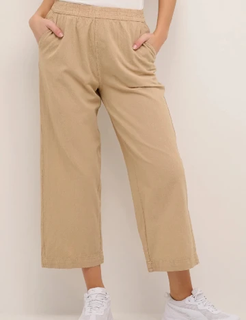 Pantaloni Kaffe, crem
