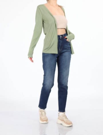 
						Cardigan Kaffe, verde