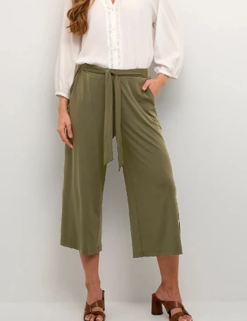 Pantaloni Kaffe, verde Verde