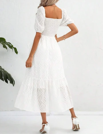Rochie medie SHEIN, alb