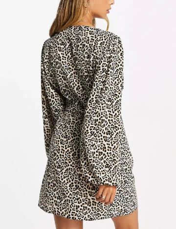 Rochie scurta ASOS, animal print