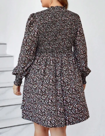 Rochie scurta SHEIN CURVE, floral Floral print