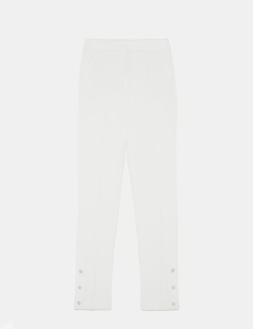 Pantaloni Zara, crem, M