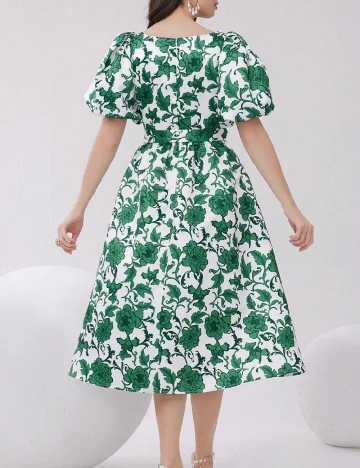 Rochie medie SHEIN, verde