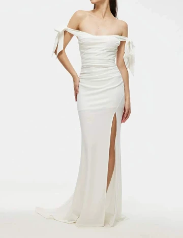 Rochie lunga SHEIN, alb Alb