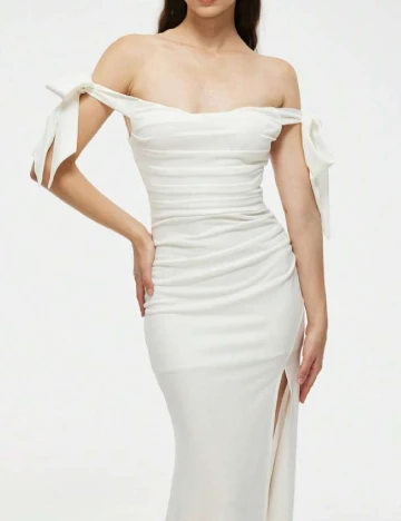 Rochie lunga SHEIN, alb Alb