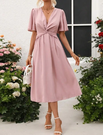 Rochie medie SHEIN, roz