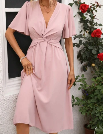 Rochie medie SHEIN, roz