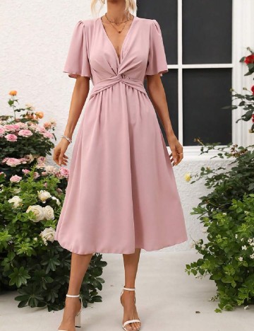 Rochie medie SHEIN, roz