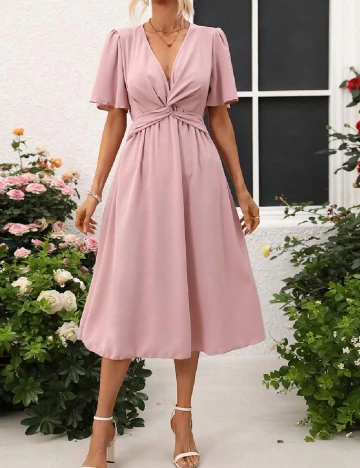 Rochie medie SHEIN, roz