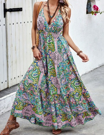 
						Rochie lunga SHEIN, mix culori