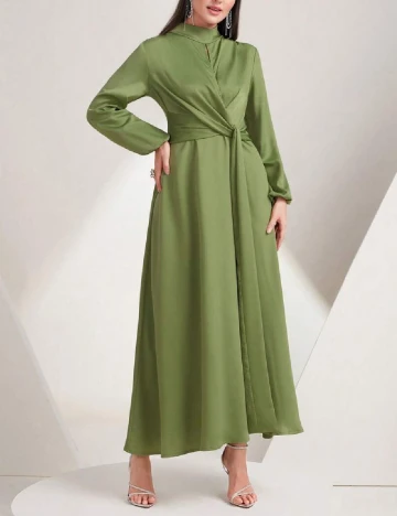 Rochie lunga SHEIN, verde