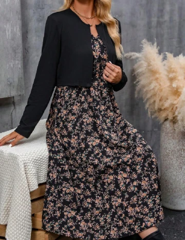 Rochie medie SHEIN, negru